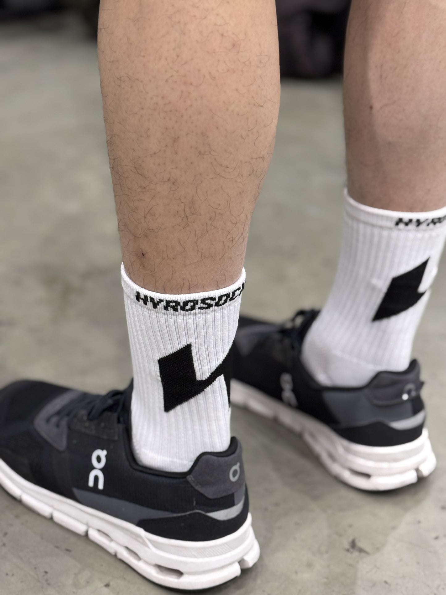 HYROSOCKS - White With Logo