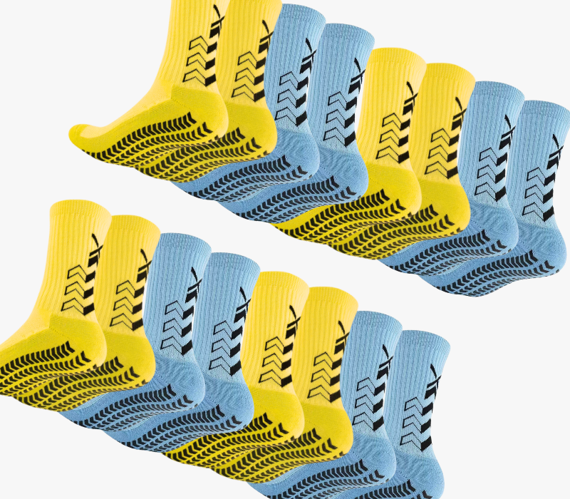 Grip Socks - Bold and Bright 8 Pack