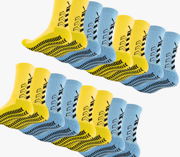 Grip Socks - Bold and Bright 8 Pack